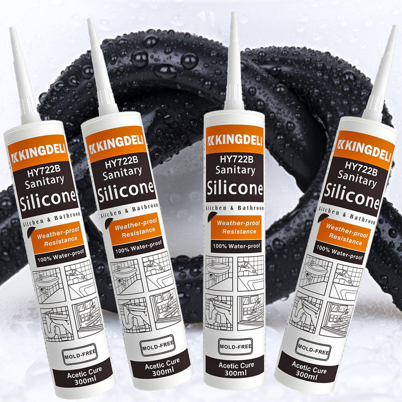 Warna yang Disesuaikan Asetik GP Multipurpose Silicone Sealant Untuk Cermin