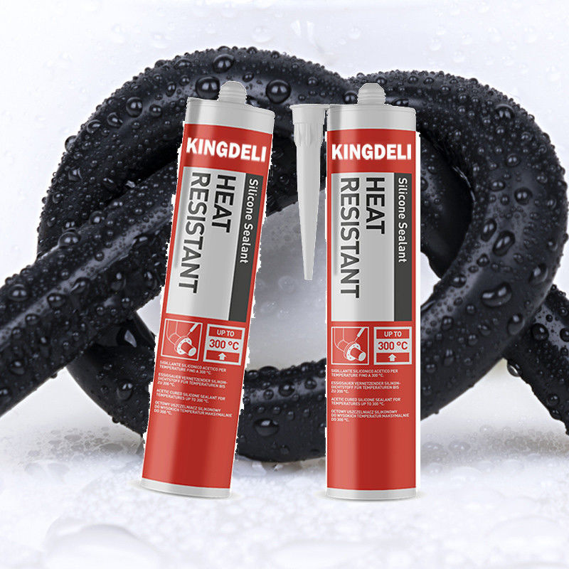 Cuaca tahan panas Silicone Sealant Warna Jelas Untuk Pompa Mobil Caulking