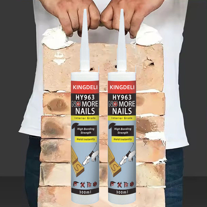 Warna Krim Tidak Lagi Kuku Sealant Lem High Tack Untuk Kayu