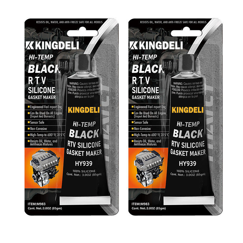 Pembuat Gasket Silicone Sealant Fleksibel Tahan Lama Dengan Warna Abu-abu Hitam Bening